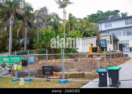 Sydney Haus Unternehmen Landschaftsgestaltung Projekt auf dem Vorgarten, Sydney, Australien Stockfoto