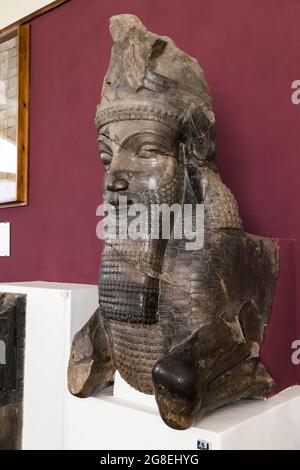 Humankapital (Lamassu), aus Persepolis (Tripylon), Nationalmuseum des Iran, Teheran, Iran, Persien, Westasien, Asien Stockfoto