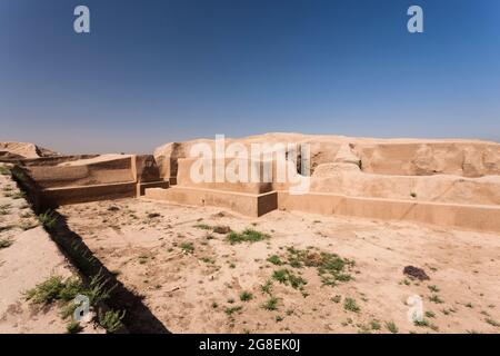 Haft Tappeh (Haft tepe), Ausgrabungsstätte der antiken Stadt der Elamiten, Provinz Khuzestan, Iran, Persien, Westasien, Asien Stockfoto