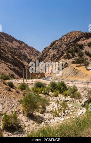 Vermutlich altes 'Persisches Tor', Alexander der große Kampf mit Persien, Zagros Berge, Vorort von Yasuj, Iran, Persien, Westasien, Asien Stockfoto