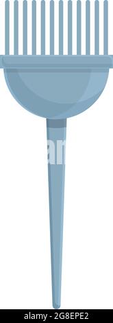 Haarfärbemittel Pinsel Symbol Cartoon Vektor. Haarfarbe-Werkzeug. Stylist-Farbe Stock Vektor