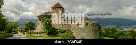 Schloss Vaduz die offizielle Residenz des Fürsten auf Liechtenstein Stockfoto