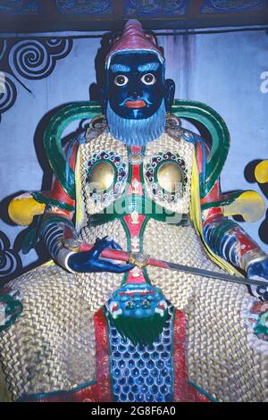 Schutzkönigsstatue, Pagjiibuu, Makhranz-Tempel, Bogd Khan Winterpalast, Ulaanbaatar, Mongolei Stockfoto