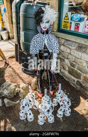 Cruella auf dem Settle Flowerpot Festival 2021 Stockfoto