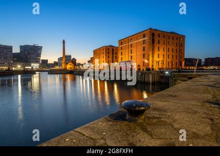 Das Merseyside Maritime Museum and Pump House am Albert Dock, UNESCO-Weltkulturerbe, Liverpool, Merseyside, England, Vereinigtes Königreich, Europa Stockfoto