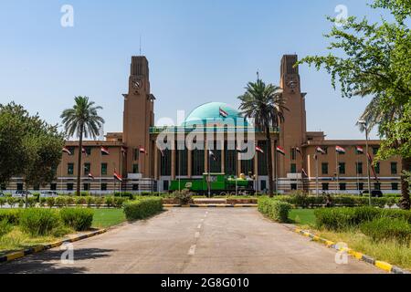 Baghdad Central Railway Station, Baghdad, Irak, Naher Osten Stockfoto