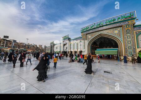 Imam Hussein Heiliger Schrein, Kerbala, Irak, Naher Osten Stockfoto