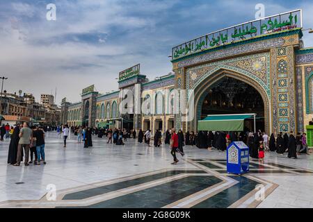 Imam Hussein Heiliger Schrein, Kerbala, Irak, Naher Osten Stockfoto