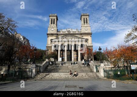 St. Vincent de Paul Kirche, Paris, Frankreich, Europa Stockfoto