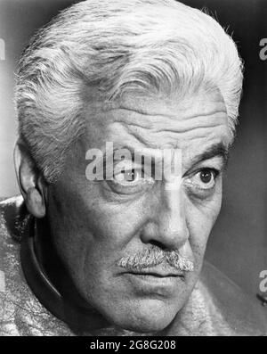 Cesar Romero, Head and Shoulders Publicity Portrait for the Science Fiction Film, 'Latitude Zero', (japanisch: IDO zero daisakusen), Toho, 1969 Stockfoto