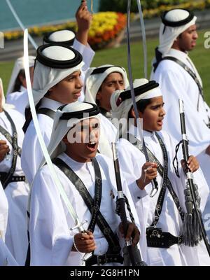 Qatar Nationalfeiertag Stockfoto