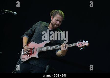 Madrid, Spanien. Juli 2021. Nesrine Konzert im 'Las Noches del Botanico' in Madrid, Dienstag, 20. Juli 2021 Credit: CORDON PRESS/Alamy Live News Stockfoto