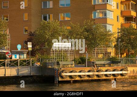 Ekensberg Steg, Stockholm Stockfoto