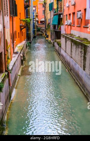 Canale di Reno in Bologna Italien Stockfoto