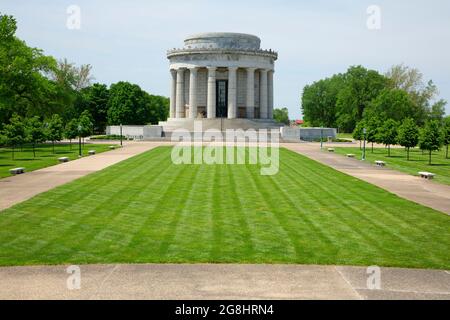 Memorial Building, George Rogers Clark National Historical Park, Indiana Stockfoto