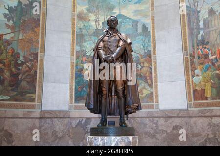 Clark Memorial Statue, George Rogers Clark National Historical Park, Indiana Stockfoto