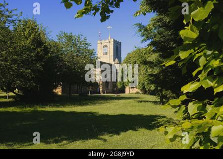 St. Andrews Kirche, Bibbleswade, Betten, England Stockfoto