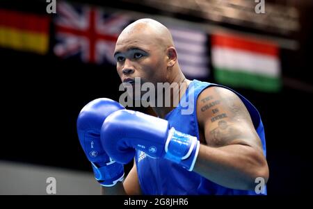 Aktenfoto vom 24-06-2019 des britischen Frazer Clarke. Ausgabedatum: Mittwoch, 21. Juli 2021. Stockfoto