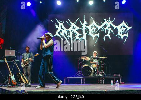 IO sono ariete in Concerto al Carroponte di Sesto San Giovanni da Claudia Mazza Stockfoto