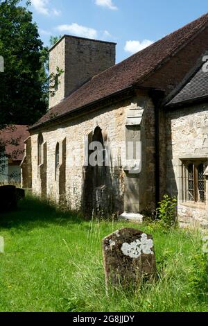 Church of the Holy Cross, Moreton Morrell, Warwickshire, England, Großbritannien Stockfoto