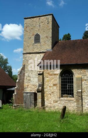 Church of the Holy Cross, Moreton Morrell, Warwickshire, England, Großbritannien Stockfoto