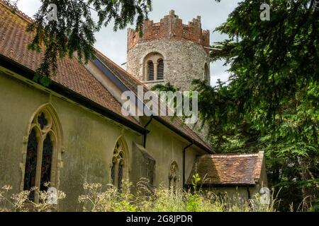 St. Peter's Church, Thorington, Suffolk Stockfoto