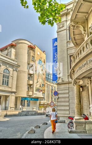 Tiflis, Davit Aghmashenebeli Avenue, HDR Bild Stockfoto