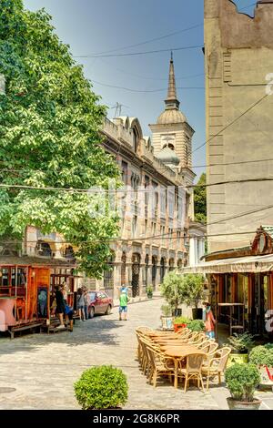 Altstadt von Tiflis, HDR-Bild Stockfoto