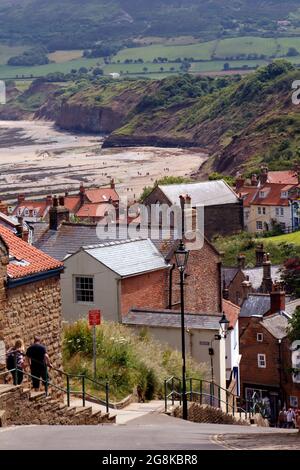 Robins Hood's Bay North Yorkshire Stockfoto