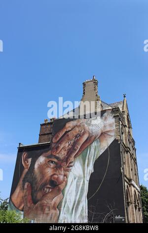 Urban Mural Liverpool Stockfoto