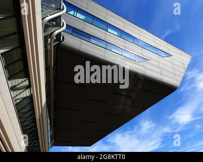 Wien, moderne Architektur in der Schule oder Hochschule oder Wirtschaftsuniversität in Wien, Österreich Stockfoto