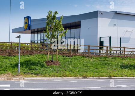 Neuer Lidl Superstore am Broadland Gateway norwich Stockfoto