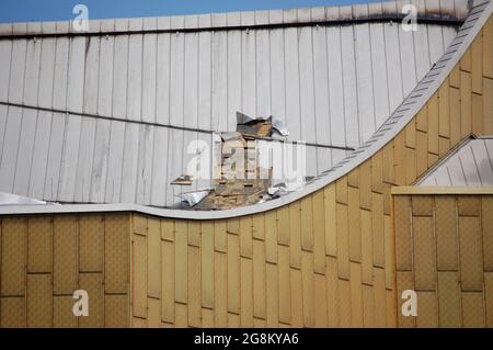 Berliner Philharmonie nach Brand im Mai 2008 Stockfoto