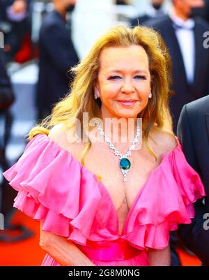 Cannes, Frankreich. Juli 2021. Cannes, Frankreich - 06. Juli 2021: Filmfestspiele von Cannes mit Caroline Scheufele, CEO von Chopard Credit: dpa/Alamy Live News Stockfoto