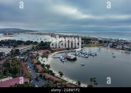 Mission Bay in San Diego, Kalifornien Stockfoto