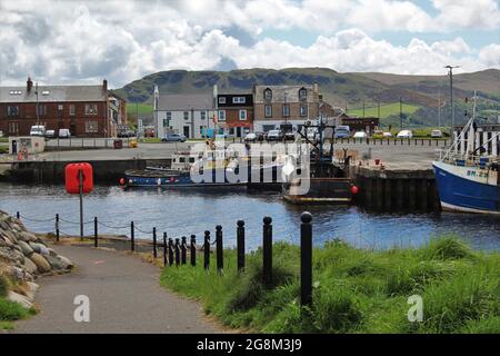 Girvan Harbour - South Ayrshire - Schottland Stockfoto