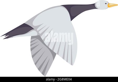 Fliegende wilde Ente Stock Vektor