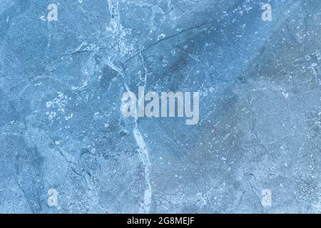 Blaue abstrakte Textur, Marmormuster und hoch detaillierte Oberfläche Hintergrund Foto Stockfoto