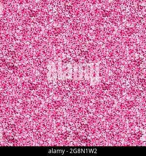 Glitzerndes rosa glitzerndes Konfetti mit nahtlosem Muster Hintergrund. Grafische Illustration mit glänzender Textur Stock Vektor
