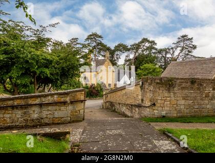 St. Lawrence Church im Dorf Mickleton in Gloucestershire Stockfoto