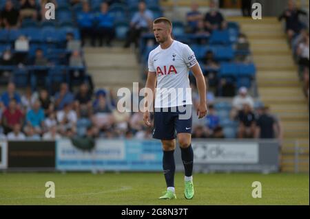 Während des Vorsaison-Freundschaftsspiel zwischen Colchester United und Tottenham Hotspur im Weston Homes Community Stadium, Colchester am Mittwoch, 21. Juli 2021. (Kredit: Ben Pooley | MI News) Kredit: MI Nachrichten & Sport /Alamy Live News Stockfoto