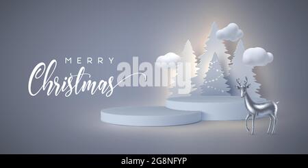 Weihnachtsbanner. Stock Vektor