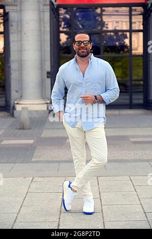 Madrid, Spanien. Juli 2021. Schauspieler Alejandro Nones posiert in Madrid, Donnerstag, 22. Juli 2021 Credit: CORDON PRESS/Alamy Live News Stockfoto