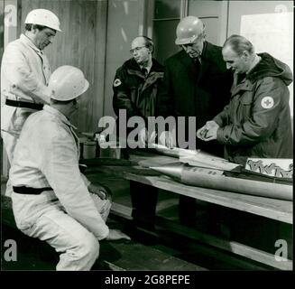 Foto einer Filmszene des deutschen Dramas 'das Wunder von Lengede'. Stockfoto