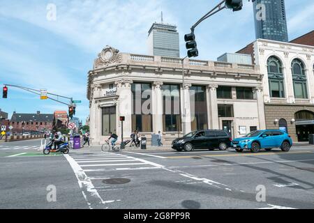 Berklee College of Music in Boston Massachusetts Avenue Stockfoto