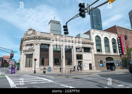 Berklee College of Music in Boston Massachusetts Avenue Stockfoto