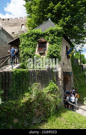 Burg Chojnik, Kreis Jelenia Góra, Woiwodschaft Niederschlesien, im Südwesten Polens, Europa Stockfoto