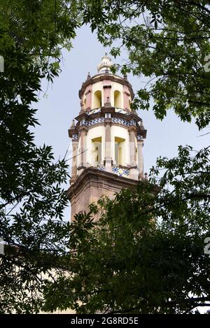 Querétaro - Convento de Santa Clara Tower Stockfoto