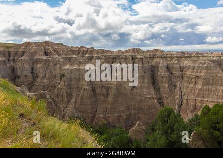 Pinnacles Overlook, Badlands Nationalpark, South Dakota Stockfoto