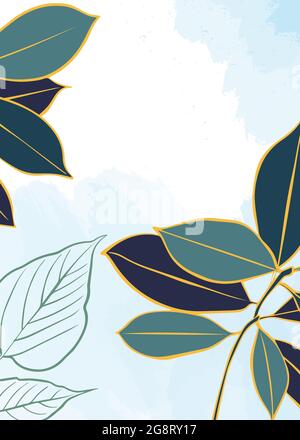 Moderne Wandkunst. Geeignet für Poster, Grußkarten und Urlaubskarten, Corporate Cards und Einladungen, Buchumschläge und Notizbücher, Wohnkultur. Doodle Stock Vektor